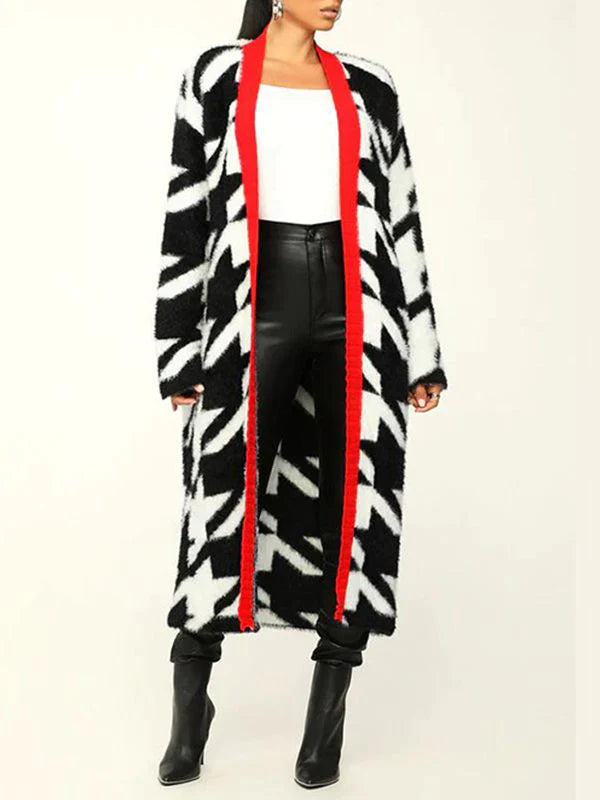 Tanya Houndstooth Duster